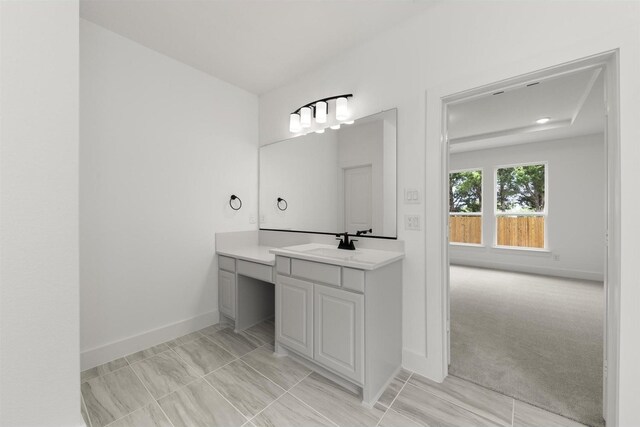 1710 Seagrove Ln, Cedar Hill, TX 75104 - bathroom with vanity and baseboards