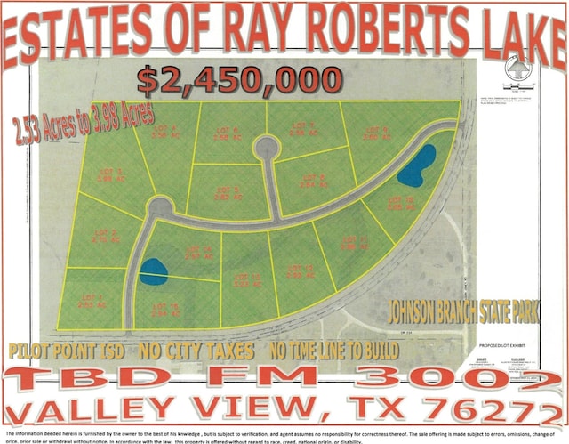 TBD Fm 3002, Valley View TX, 76272 land for sale