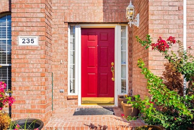 view of entrance to property