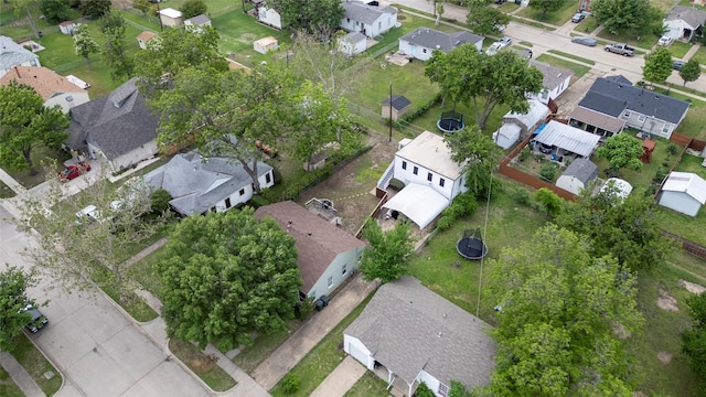 aerial view featuring a residential view