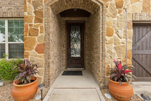 view of entrance to property