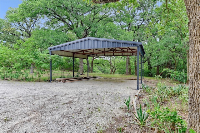 view of vehicle parking