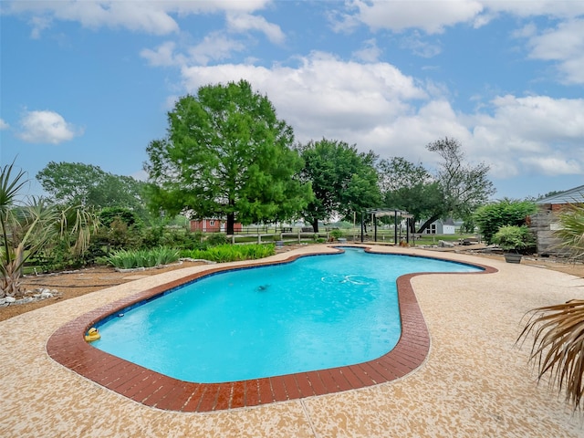 view of pool