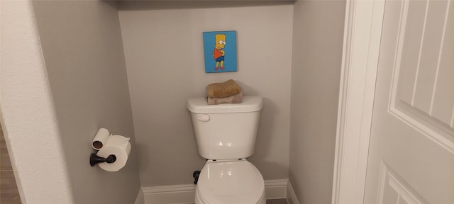 bathroom with toilet