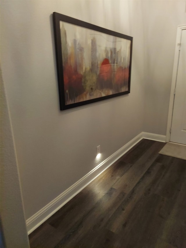 details featuring hardwood / wood-style flooring