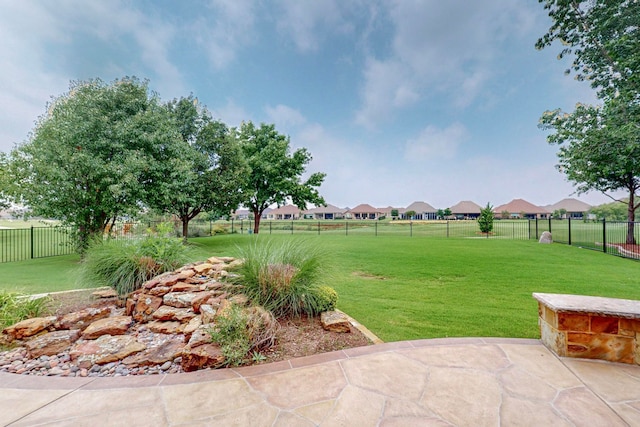 view of yard with a patio