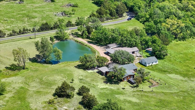 264 Bennett Rd, Howe, TX 75459 - aerial view of property and surrounding area with a large body of water