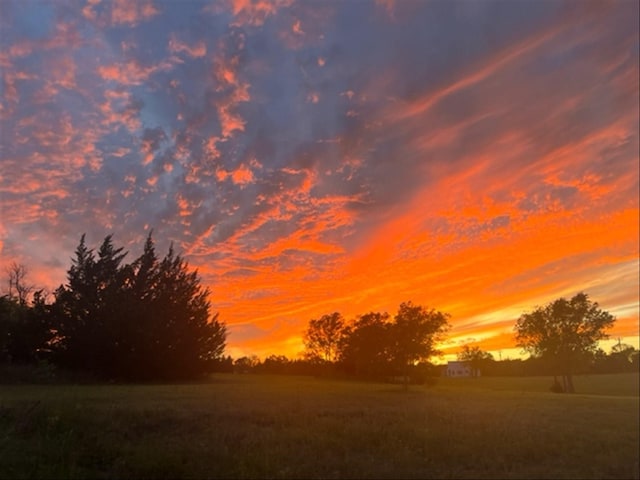 view of nature at dusk