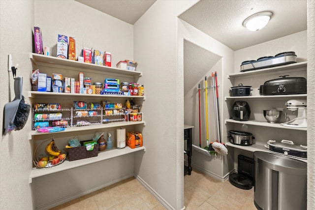 view of pantry