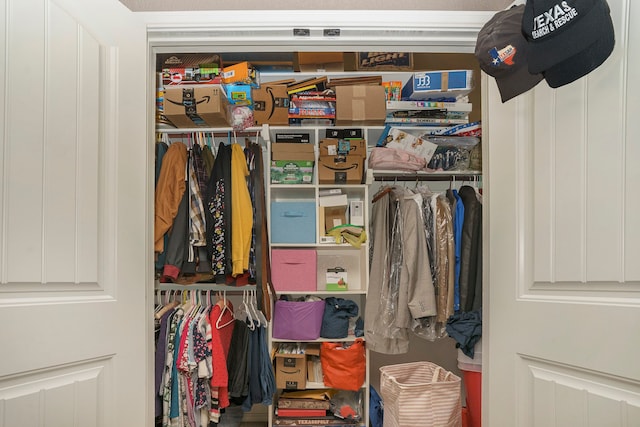 view of closet