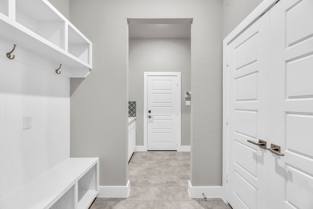 view of mudroom