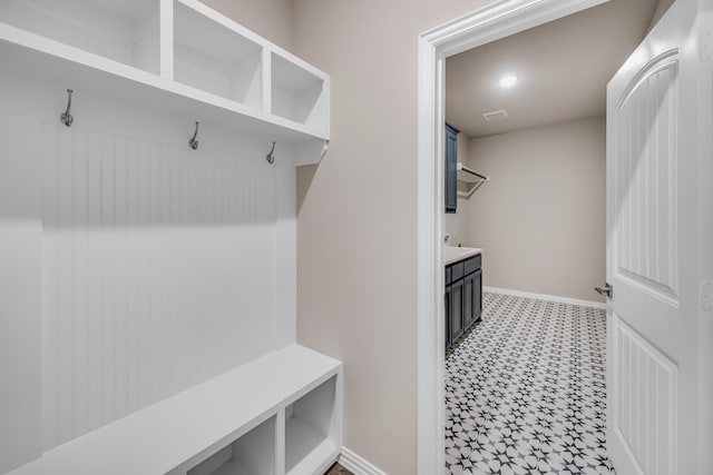 view of mudroom