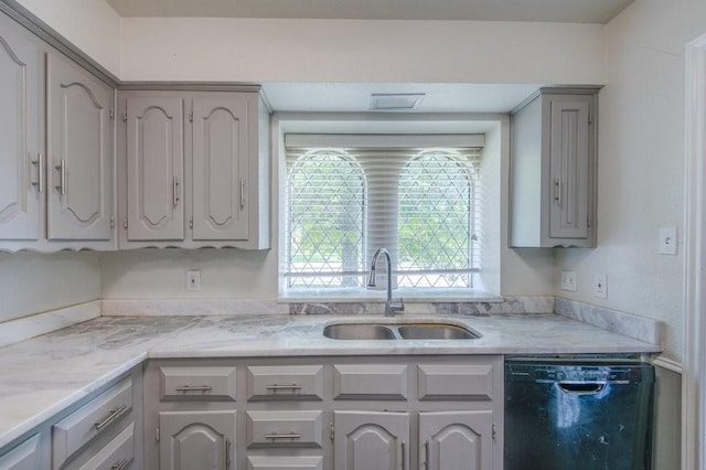 kitchen with sink and dishwasher