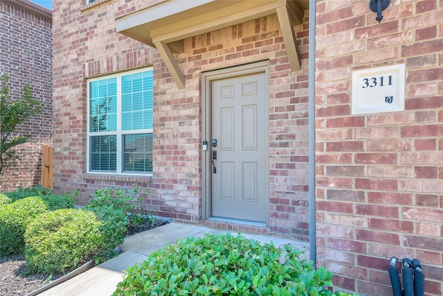 view of property entrance