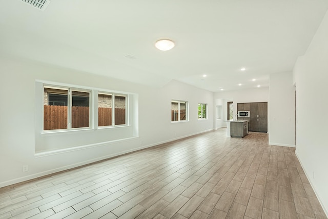 view of unfurnished living room