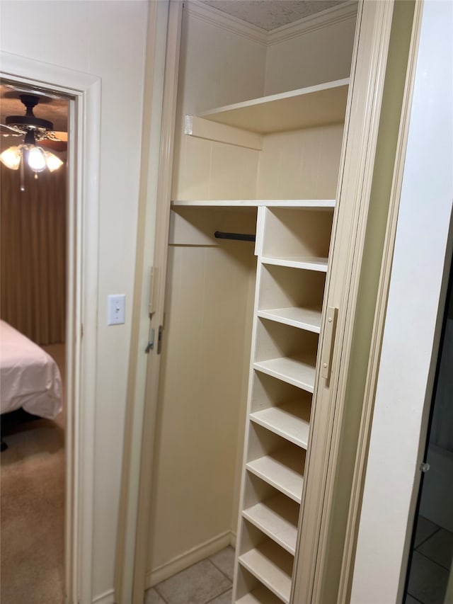 view of closet