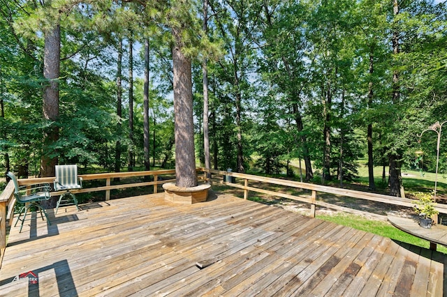 view of deck