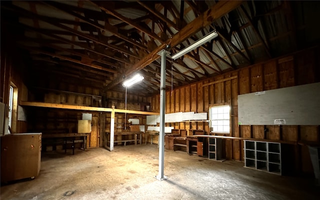 view of horse barn