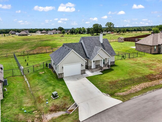 view of aerial view