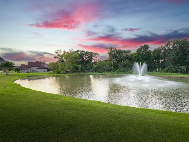 view of water feature