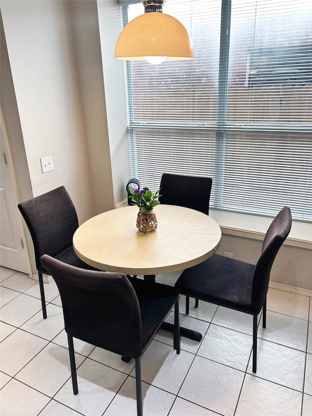 dining room featuring tile patterned floors