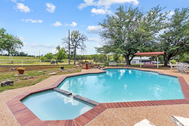 view of swimming pool