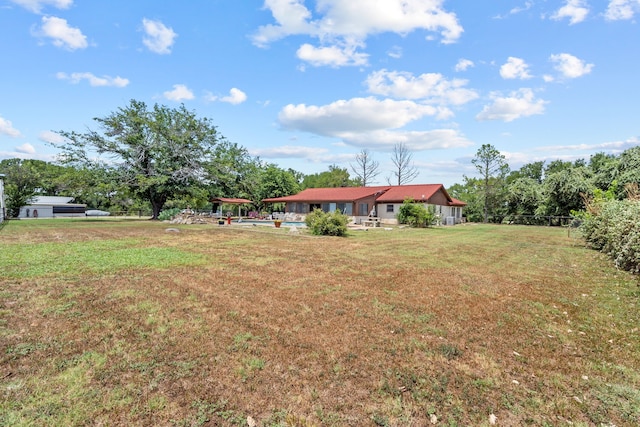 view of yard