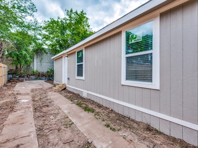 view of side of property