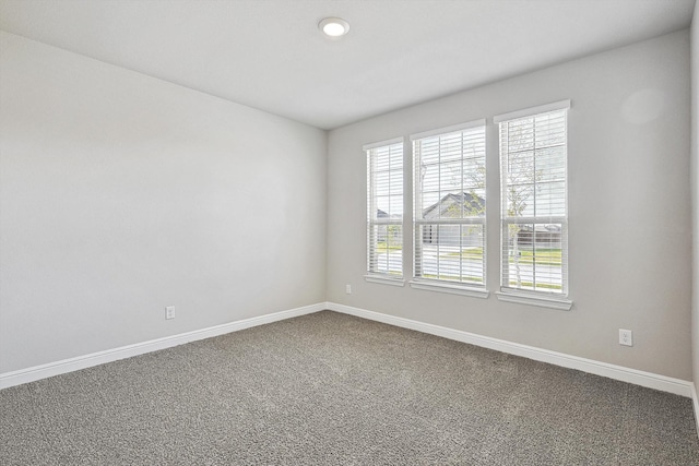 unfurnished room with carpet