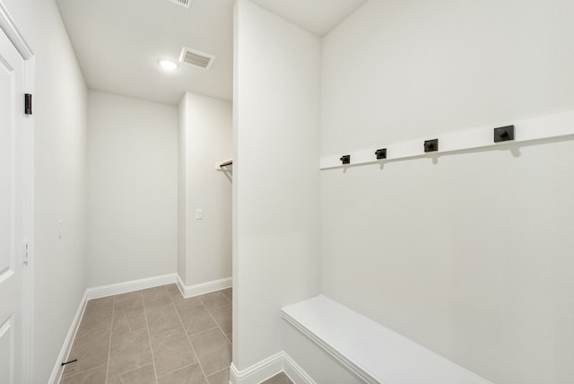 mudroom featuring light tile patterned floors