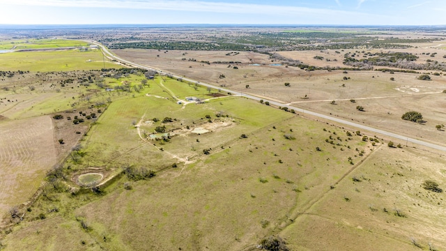 bird's eye view featuring a rural view