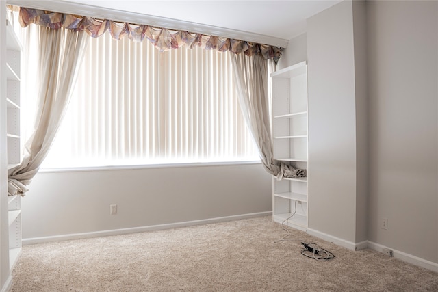 empty room featuring carpet floors