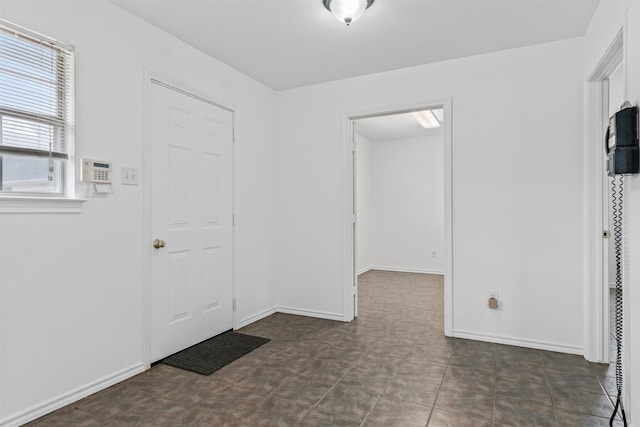 view of tiled foyer entrance