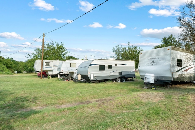 exterior space featuring a yard