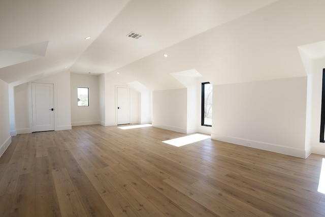 455 Sun Vly, Mabank, TX 75147 - bonus room with vaulted ceiling, light wood finished floors, and baseboards