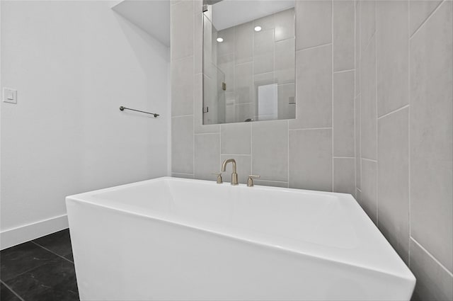 bathroom featuring tile patterned flooring