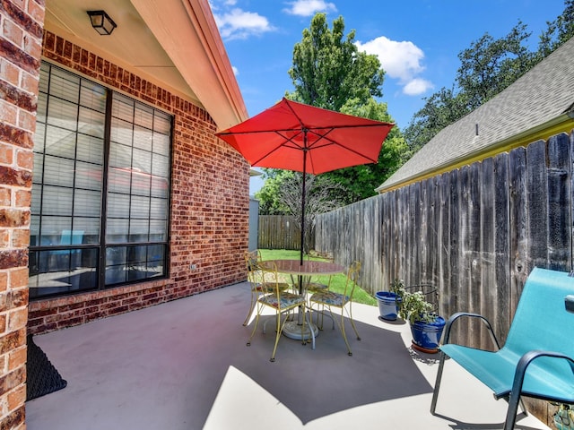 view of patio