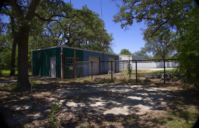 view of outdoor structure