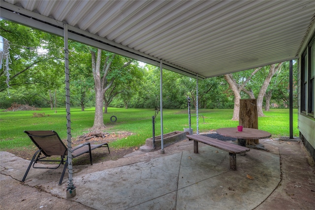 view of patio