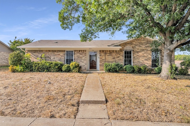 view of ranch-style home