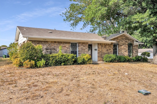 view of ranch-style house