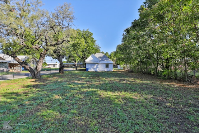 view of yard