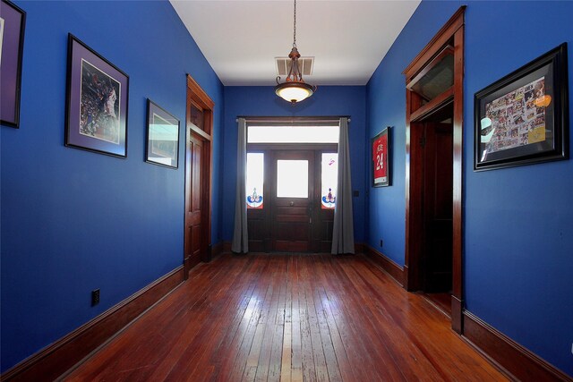 968 Mounce Rd, Grand Cane, LA 71032 - foyer entrance with dark hardwood / wood-style flooring