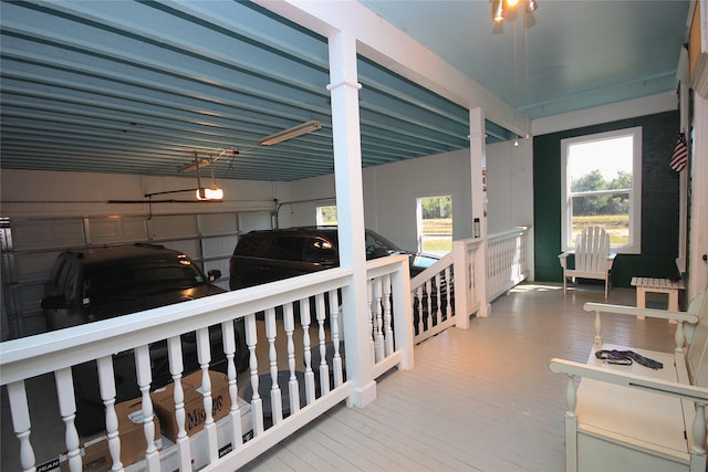 968 Mounce Rd, Grand Cane, LA 71032 - corridor with hardwood / wood-style flooring