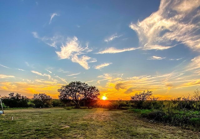 view of nature at dusk