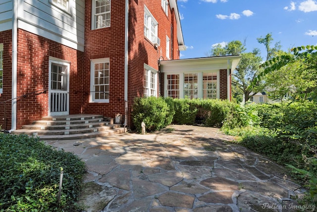 exterior space featuring a patio