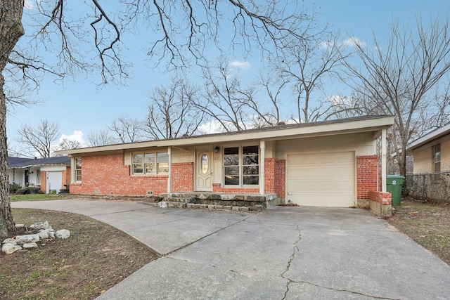 ranch-style house with a garage