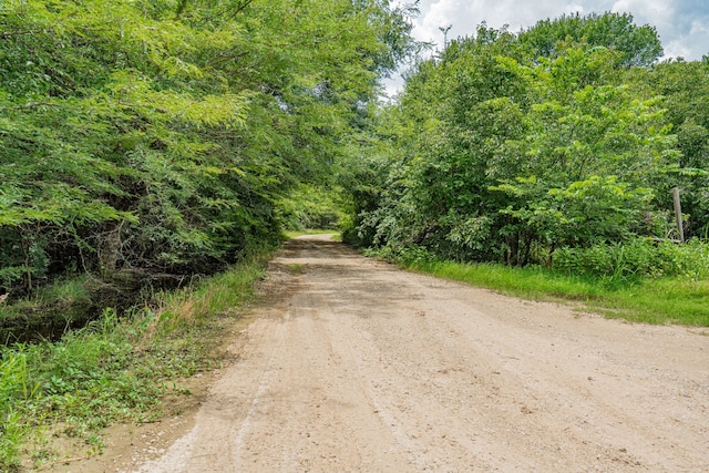 view of road