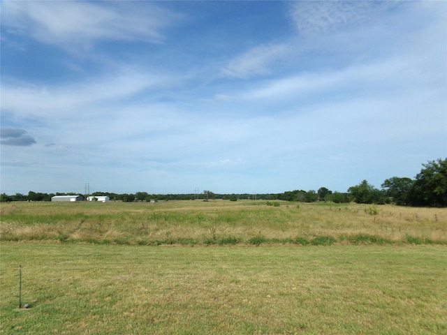 view of landscape featuring a rural view