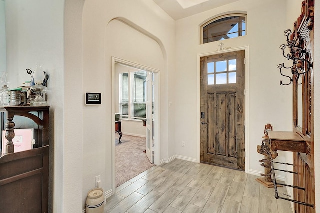 view of entrance foyer